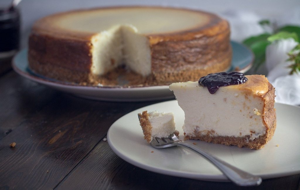 slice of cheesecake